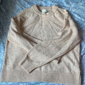 H&M Women's Speckled Beige Sweater